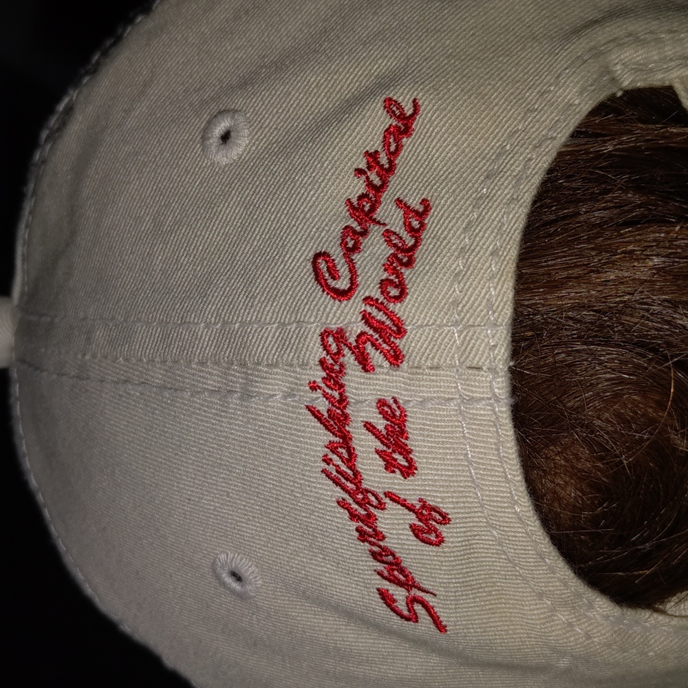 World Wide Sportsman Islamorada, Fl Bass Pro Shops Embroidered Strap-on Cap Hat - Picture 5 of 10